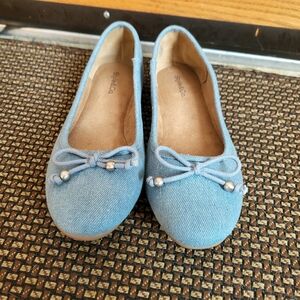Style & Co. Blue Flats with Bow Detail